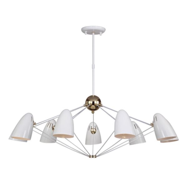 1758-9P, люстра подвесная, D1100xH600/800, 9xE14x40W, excluded