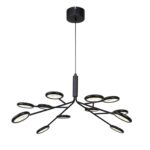 4252-12P, подвесная/потолочная люстра, D650xH320/1320, 12xLEDx3W, 3060LM, 4000K, included