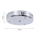 4591-220-3CH, потолочная чаша, D220xH40, цвет хром — изображение 2