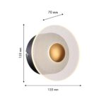 4317-1W, настенный светильник, D70xW135xH135, LEDx6W, 350LM, 4000K, CRI>90, included — изображение 2