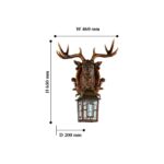 2078-1W, уличный светильник, D240xW460xH690, 1xE27x60W, IP44, excluded — изображение 3