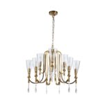 2968-9P, подвесная люстра, D700xH570/1570, 9xE14x40W, excluded — изображение 2