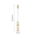 4244-2P, подвес, D165xH790/1800, LEDx20W, 435LM, 4000K, included — изображение 2