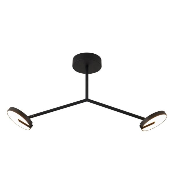 4401-2C, потолочная люстра, L775xW160xH360, 2xLEDx12W, 2100LM, 3000K, IP20, included