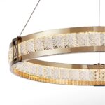 4206-6P, подвесная люстра, D600xH80/1500, 2xLEDx31W, 7120LM, 3000K, included — изображение 4