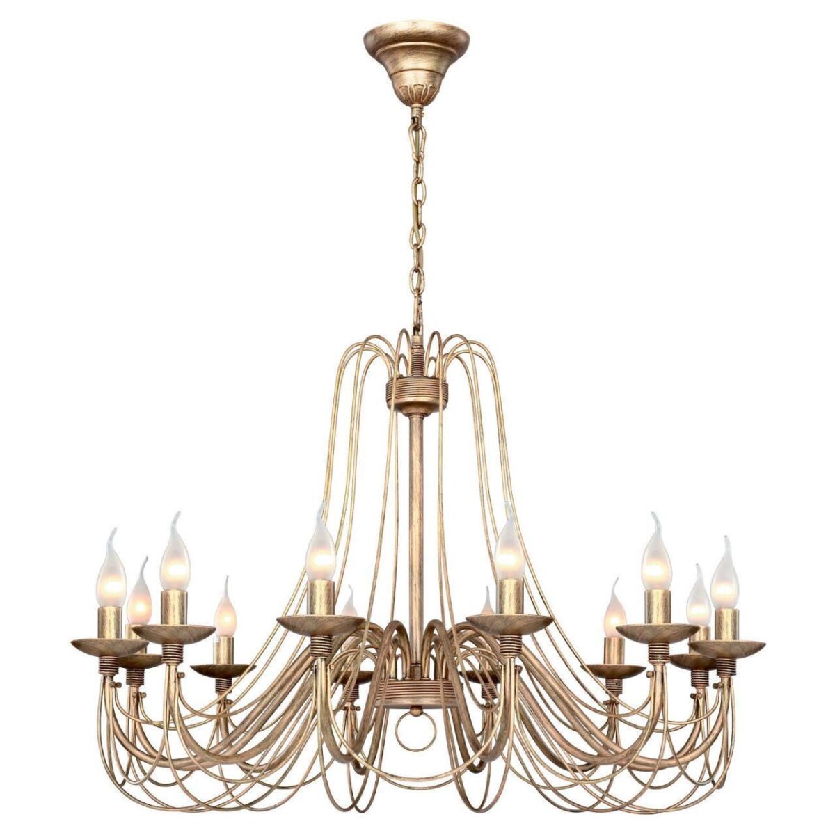 2163-12P, люстра подвесная, D920xH650/1350, 12xE14x40W, excluded — изображение 1