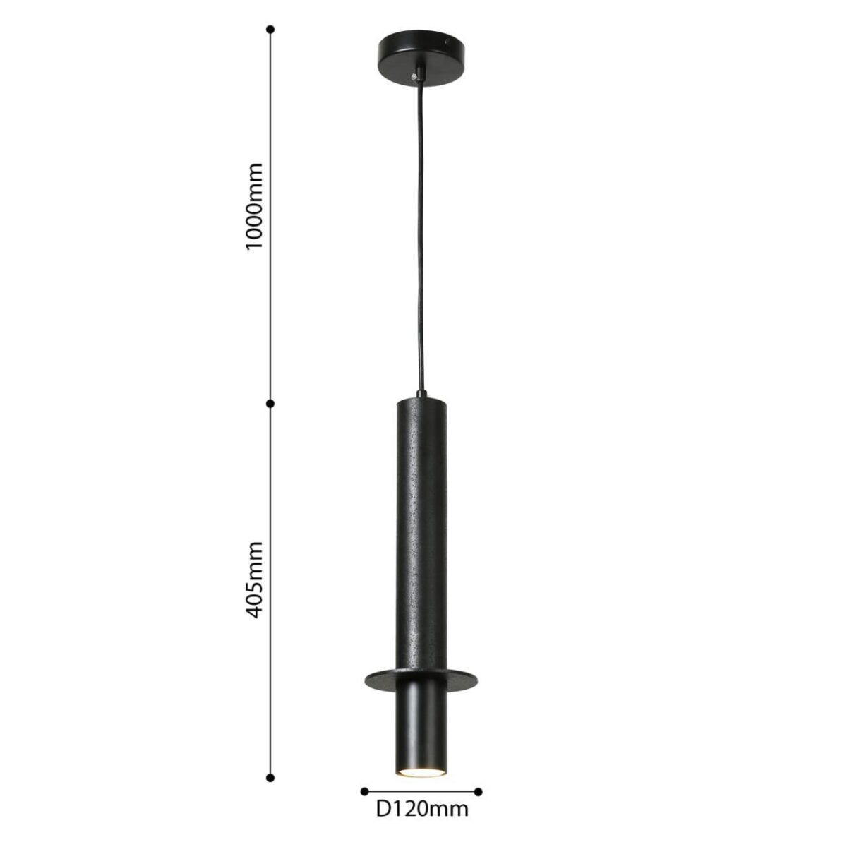 2832-1P, подвес, D120xH405/1405, 1xGU10LEDx5W, excluded — изображение 3