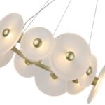 4605-8P, подвесная люстра, D520xH230/1200, 10xLEDx2W, 1600LM, 3000K, included — изображение 4