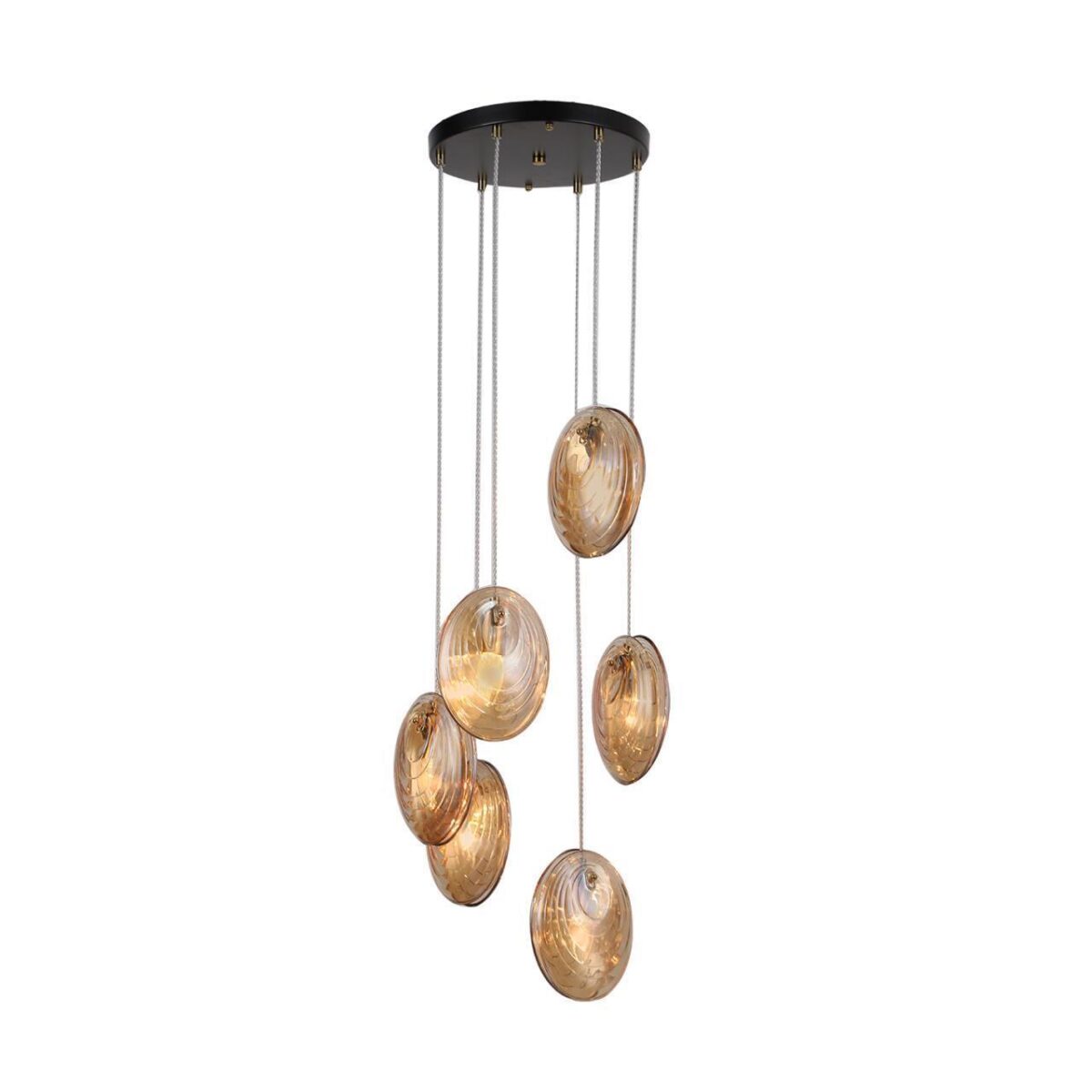 4485-6P, подвесная люстра, D380xH400/1200, 6xE14x60W, excluded — изображение 2