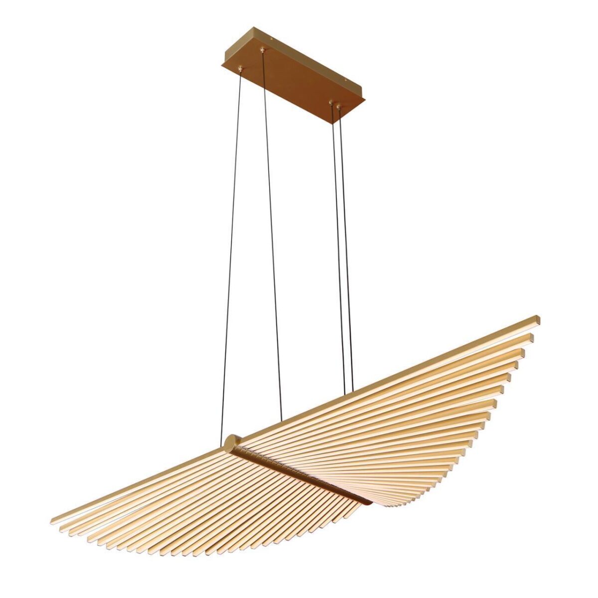 4380-1P, подвесная люстра, L1500xW380xH1980, LEDx120W, 7200LM, 4000K, CRI>90, included — изображение 3