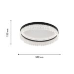 4187-1C, потолочная люстра, D500xH130, LEDx112W, 5040LM, 3000-6000K, included, remote control — изображение 3