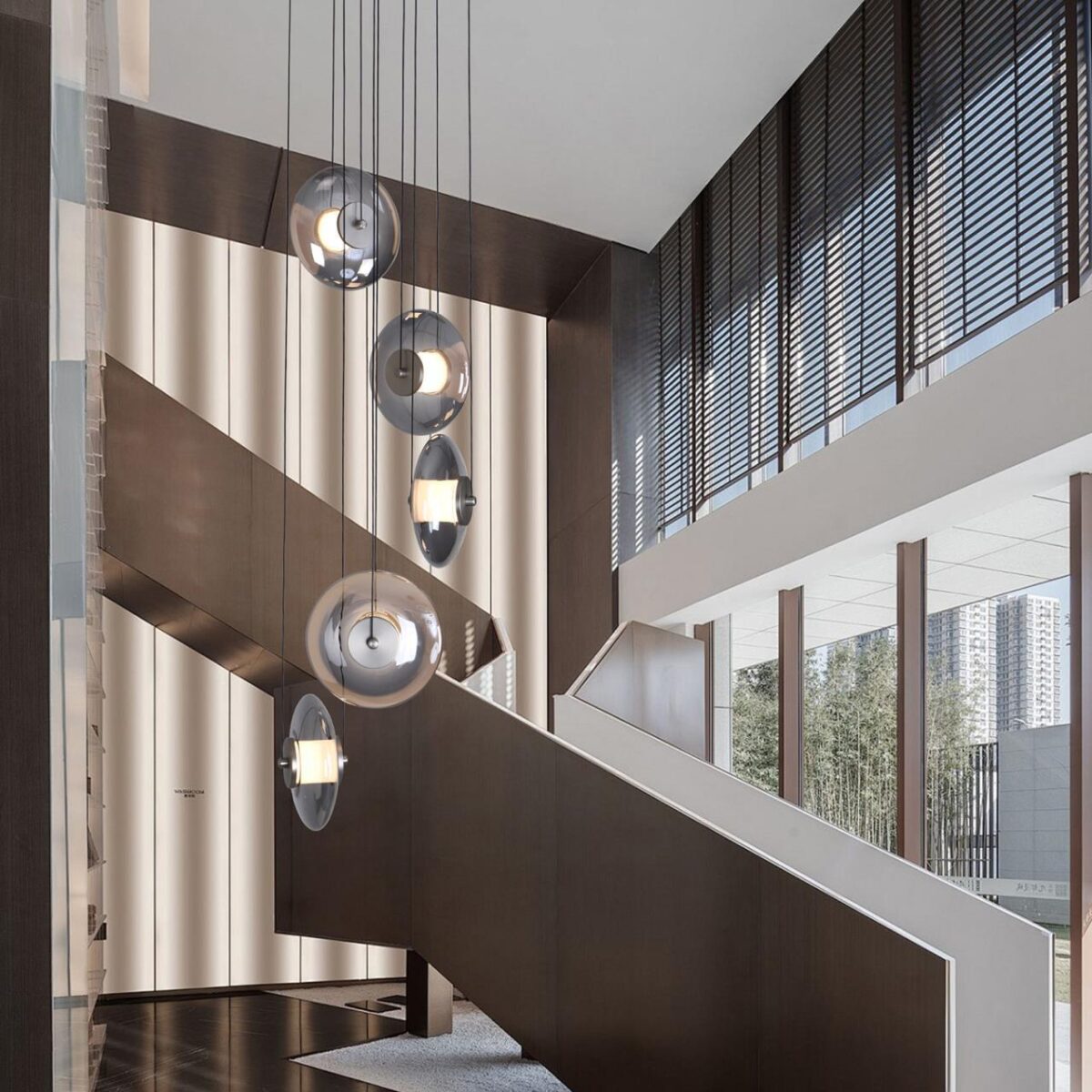 4373-5P, подвесная люстра, D400xH2190, 5xLEDx7.2W, 2520LM, 4000K, CRI>90, included — изображение 7