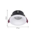 4528-1C, врезной светильник, D87xH44, cutout:D75, 1xGU10x35W, IP65, excluded — изображение 2