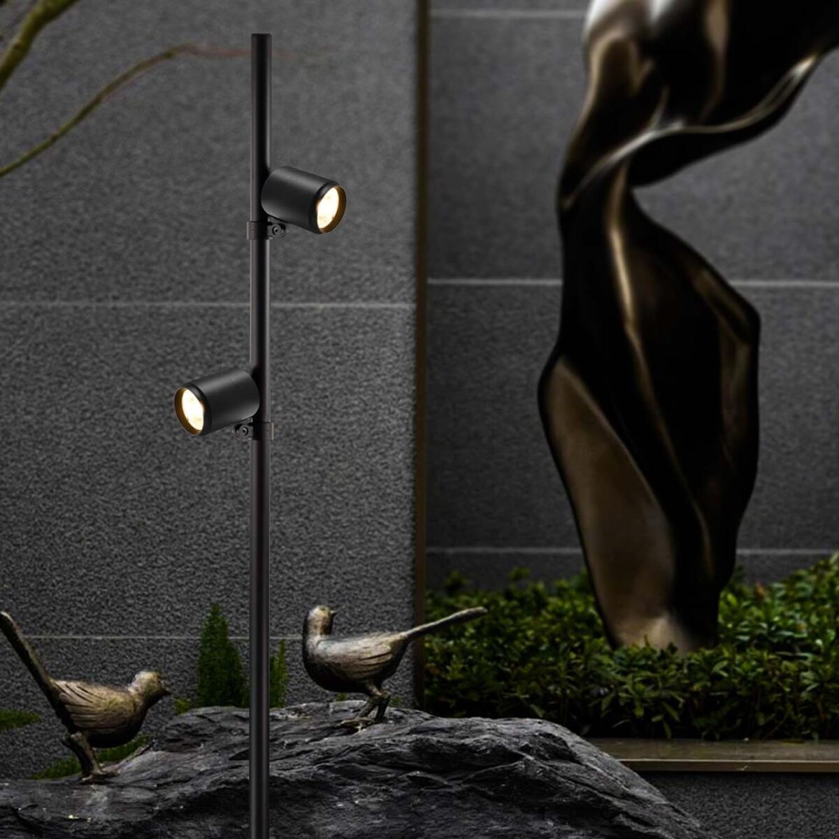 4638-2F, уличный светильник, L280xW100xH2000, 2xLEDx12W, 2100LM, 4000K, IP65, included — изображение 5