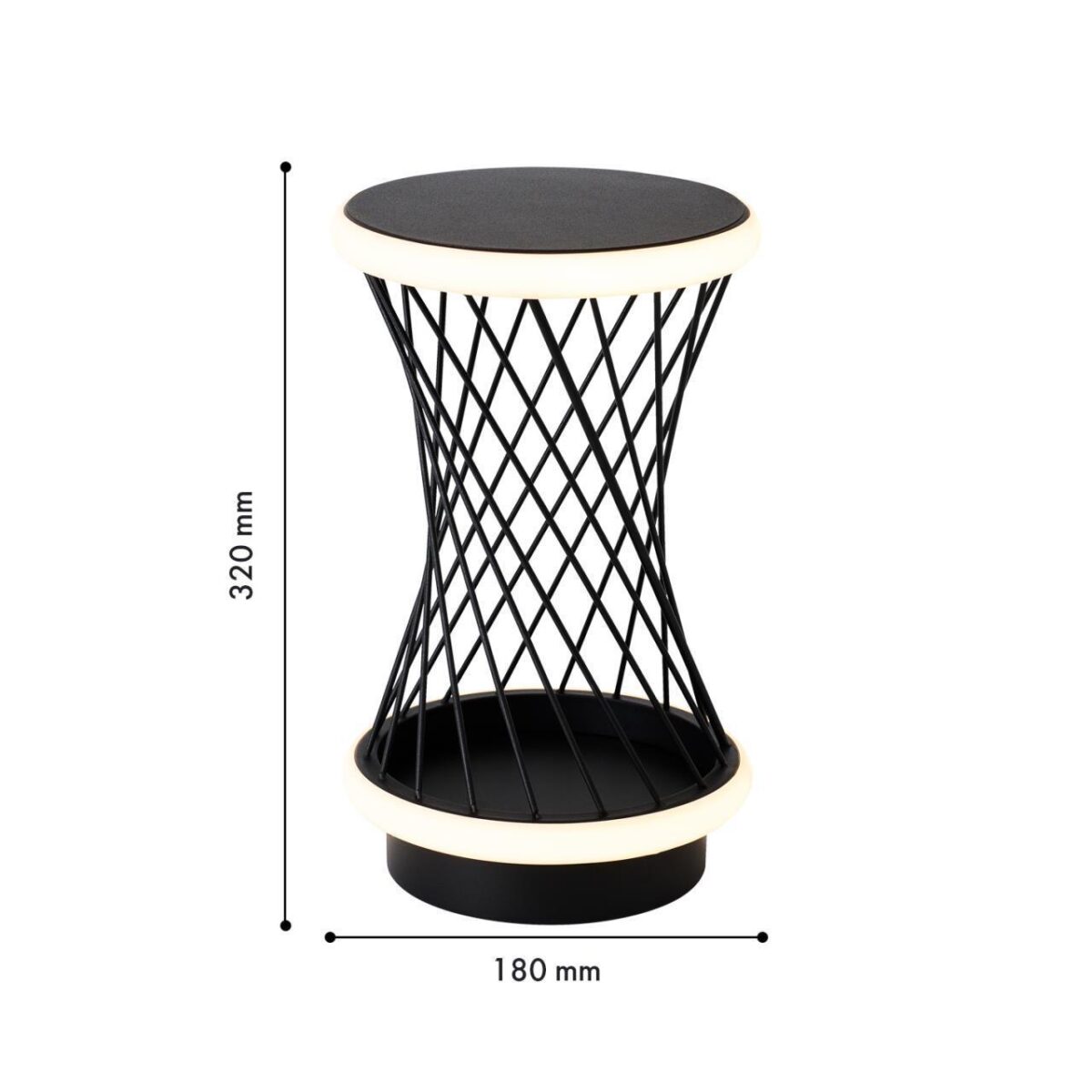 4436-2T, настольный светильник, D180xH320, LEDx12W, 1200LM, 3000-6000K, included, switch — изображение 3