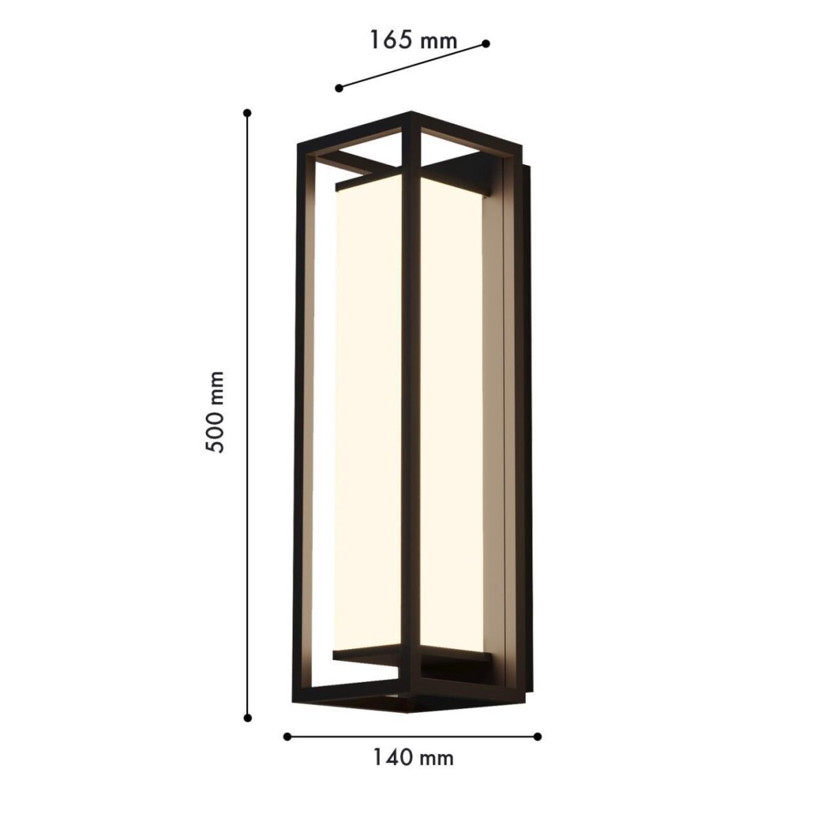 4385-2W, уличный светильник, D165xW140xH500, LEDx17W, 1488LM, 3000K, IP54, included — изображение 3
