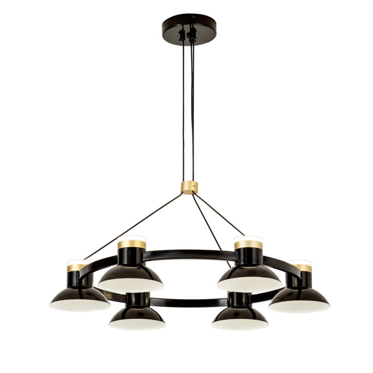 4516-6P, подвесная люстра, D625xH300/1800, 6xLEDx10W, 4800LM, 4000K, included — изображение 1