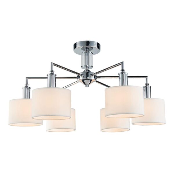 2611-6P, потолочная люстра, D650xH340, 6xE14x40W, excluded