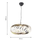 4680-1P, подвесная люстра, D560xH385/2800, LEDx6W, 500LM, 3000K, included — изображение 3