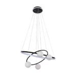 4183-6P, подвесная люстра, D600xH150/1200, 4xG9LEDx10W, excluded + LEDx70W + LEDx20W, 4050LM, 3000-6000K, included, remote control — изображение 2