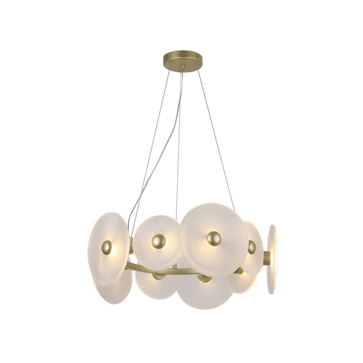 4605-8P, подвесная люстра, D520xH230/1200, 10xLEDx2W, 1600LM, 3000K, included 4605-8P, подвесная люстра, D520xH230/1200, 10xLEDx2W, 1600LM, 3000K, included — изображение 1