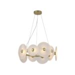 4605-8P, подвесная люстра, D520xH230/1200, 10xLEDx2W, 1600LM, 3000K, included