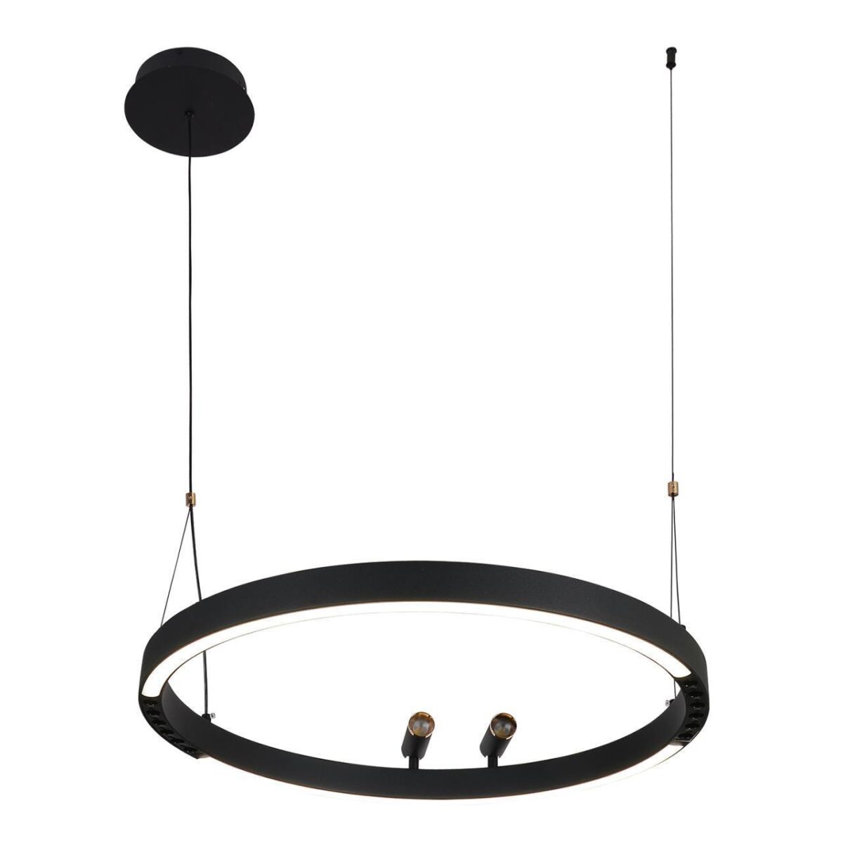 4474-1P, подвесная люстра, D600xH1000/1800, LEDx58W + 2xLEDx3W, 1860LM, 3000-6500K, included, remote control — изображение 7