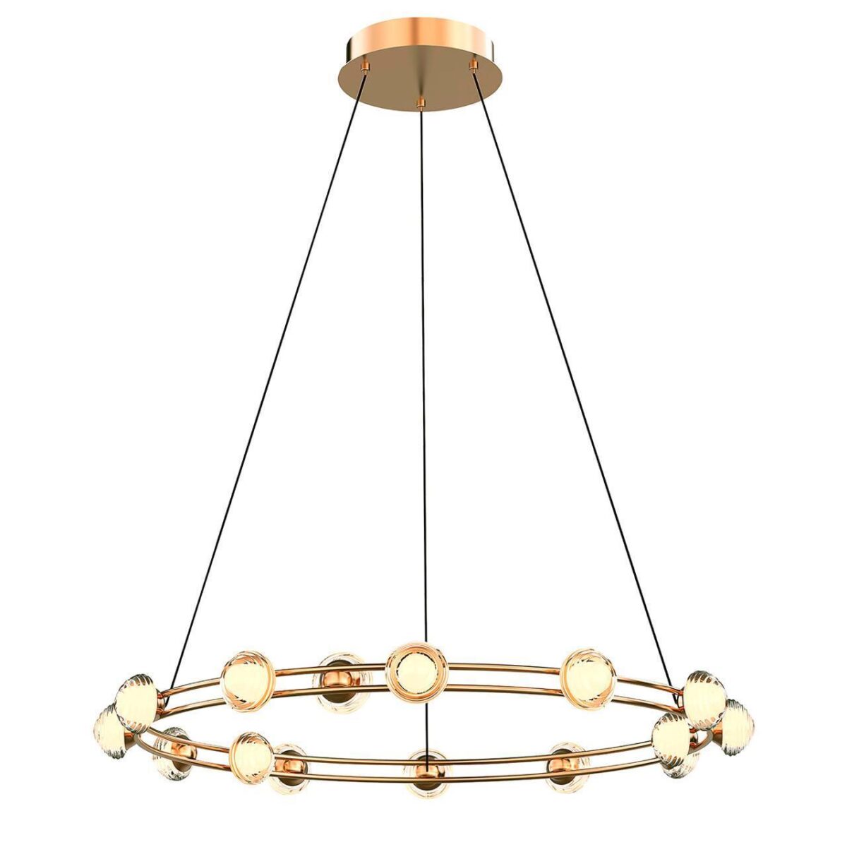 4382-15P, подвесная люстра, D750xH1880, 15xLEDx3.6W, 3850LM, 4000K, CRI>90, included — изображение 1