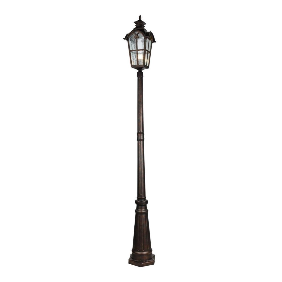 2036-1F, уличный светильник, L230xW230xH2470, 1xE27x60W, IP44, excluded — изображение 1