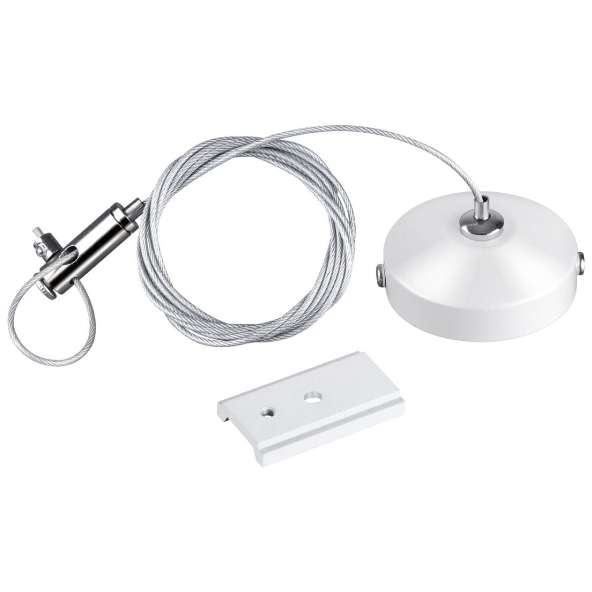 135096 SHINO NT20 055 белый Подвесной комплект с 1-метровым тросом IP20 FLUM 135096 SHINO NT20 055 белый Подвесной комплект с 1-метровым тросом IP20 FLUM — изображение 1