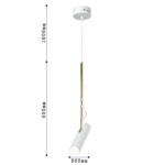 2108-1P, подвес, D55xH500/1500, 1xLEDx5W, 400LM, 3000K, included — изображение 3