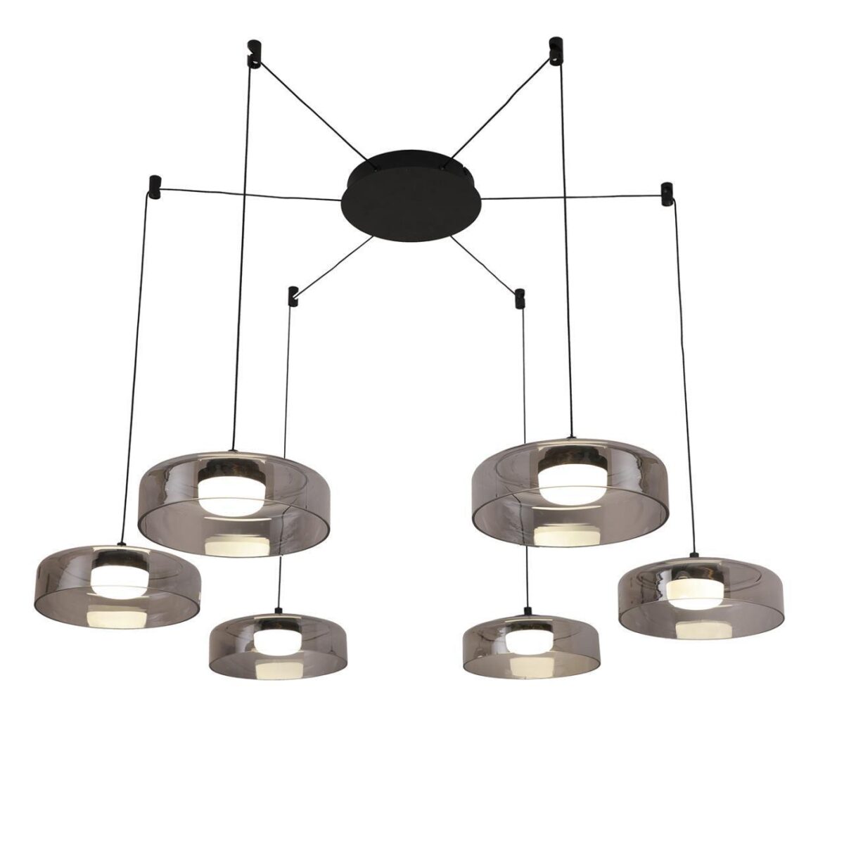 4490-6P, подвесная люстра, D910xH1500, 6xLEDx5W, 1950LM, 4000K, included 4490-6P, подвесная люстра, D910xH1500, 6xLEDx5W, 1950LM, 4000K, included — изображение 1