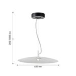 4410-1P, подвес, D450xH200/1800, LEDx8W, 700LM, 4000K, IP20, included — изображение 2