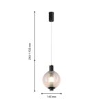 4315-1P, подвес, D160xH345/1935, LEDx9W, 650LM, 4000K, CRI>90, included — изображение 2