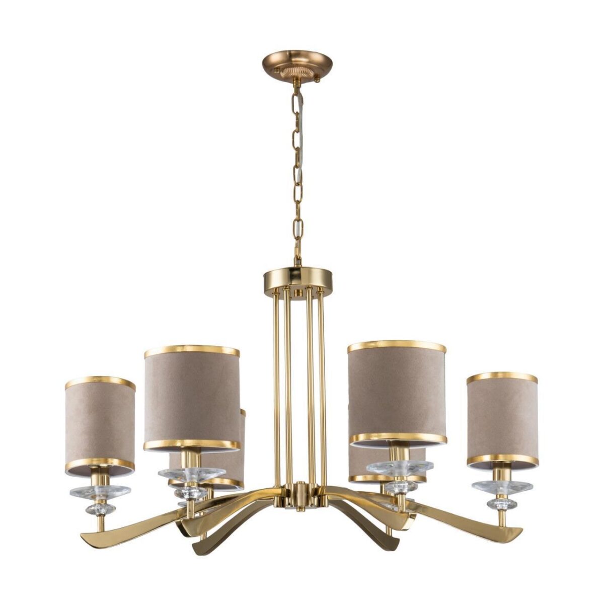 2689-6P, подвесная люстра, D780xH450/1450, 6xE14x40W, excluded — изображение 2