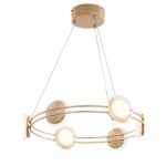 4334-6P, подвесная люстра, D600xH175/1800, 6xLEDx4W, 1920LM, 4000K, included