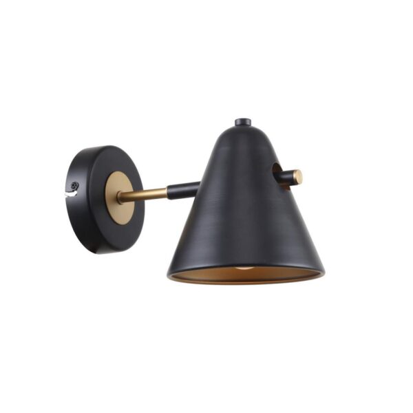 2844-1W, настенный светильник, D220xW140xH140, 1xE14x40W, excluded