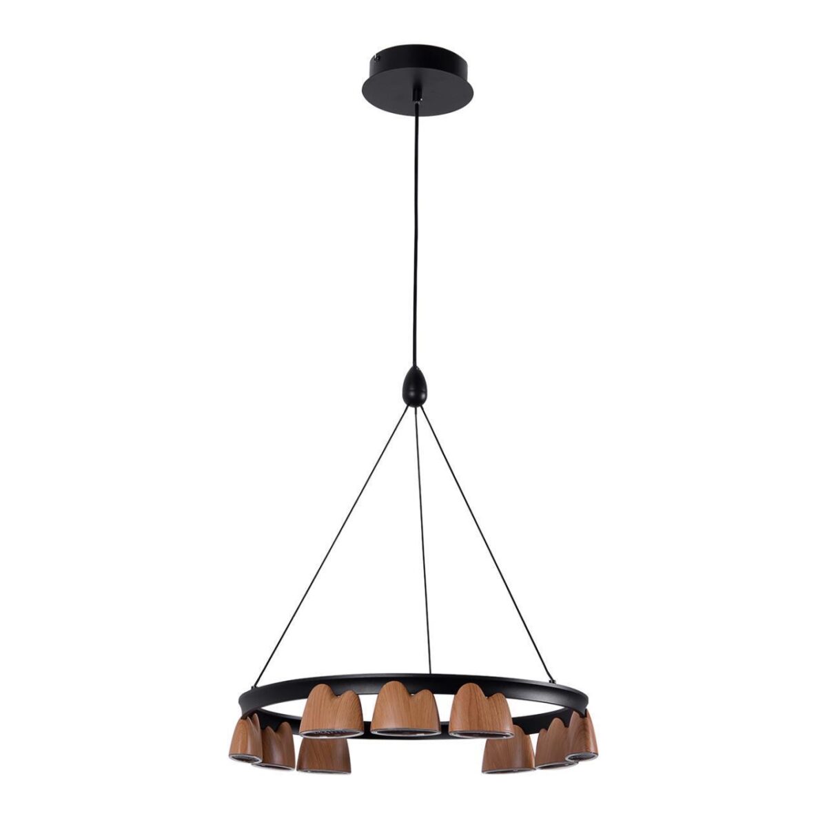 4266-9P, подвесная люстра, D480xH250/1610, LEDx40W, 1720LM, 4000K, included — изображение 2