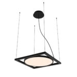 4637-1P, подвес, L460xW460xH500/1500, LEDx30W, 2625LM, 4000K, IP20, included