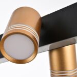 4074-6P, подвесная люстра, L1200xW190xH600, 6xGU10LEDx10W, excluded + LEDx18W, 700LM, 4000K, included — изображение 3