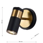 2997-1W, настенный светильник, D150xW100xH165, 1xGU10LEDx5W, excluded — изображение 3