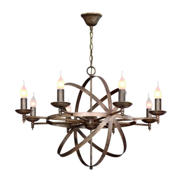 2166-8P, люстра подвесная, D790xH570/1370, 8xE14x40W, excluded