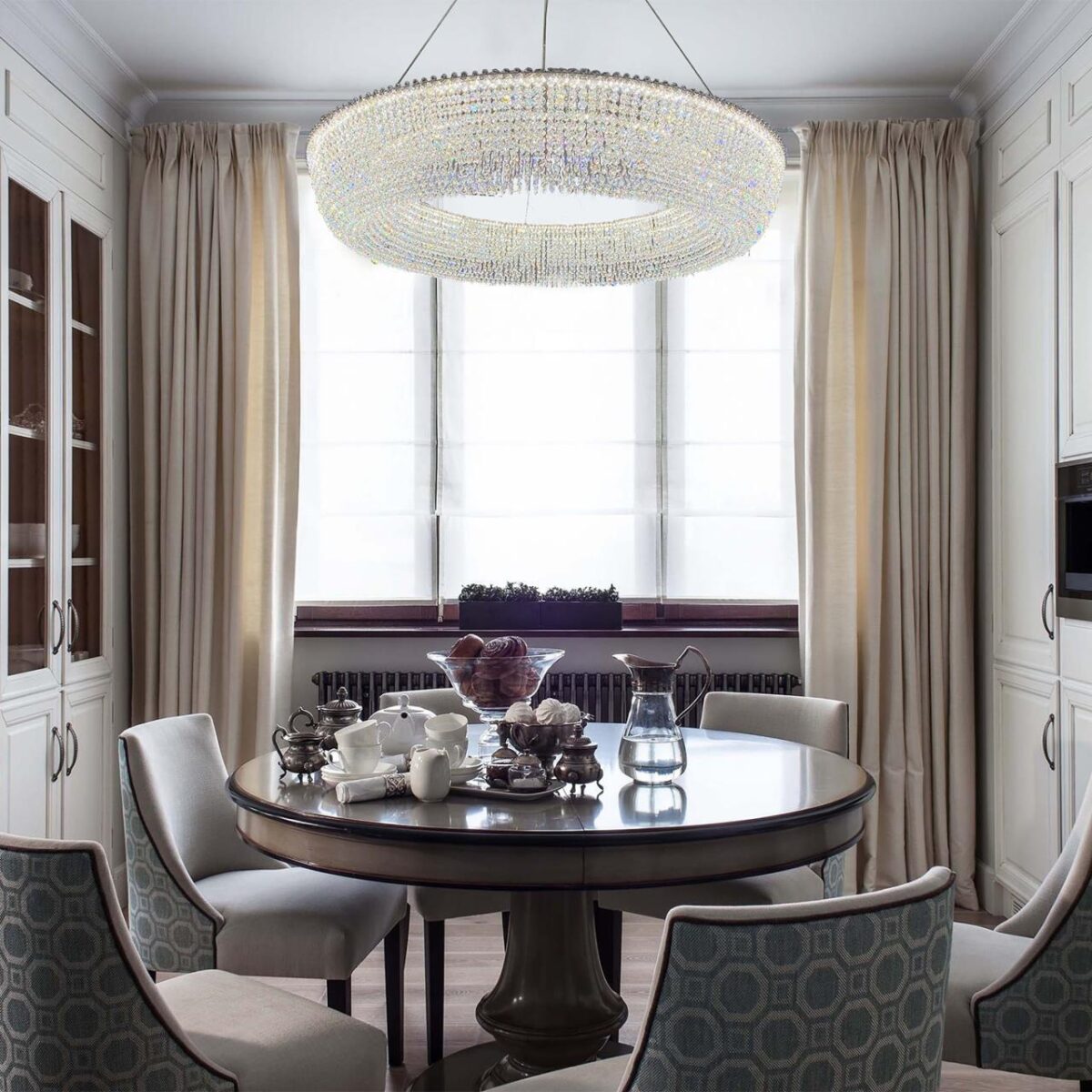 4478-7P, подвесная люстра, D700xH145/1200, LEDx60W, 5400LM, 3000K, included, remote control — изображение 5