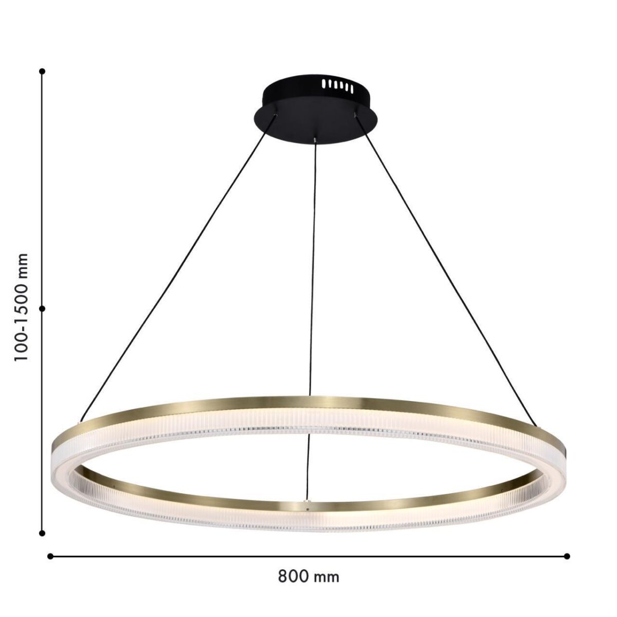 4400-8P, подвесная люстра, D800xH100/1500, LEDx42W, 3675LM, 4000K, IP20, included — изображение 2