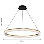 4400-8P, подвесная люстра, D800xH100/1500, LEDx42W, 3675LM, 4000K, IP20, included — изображение 2