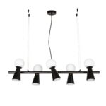 4095-5P, подвесная люстра, L900xW330xH230/1730, 5xG9LEDx3W + 5xGU10x35W, excluded — изображение 2
