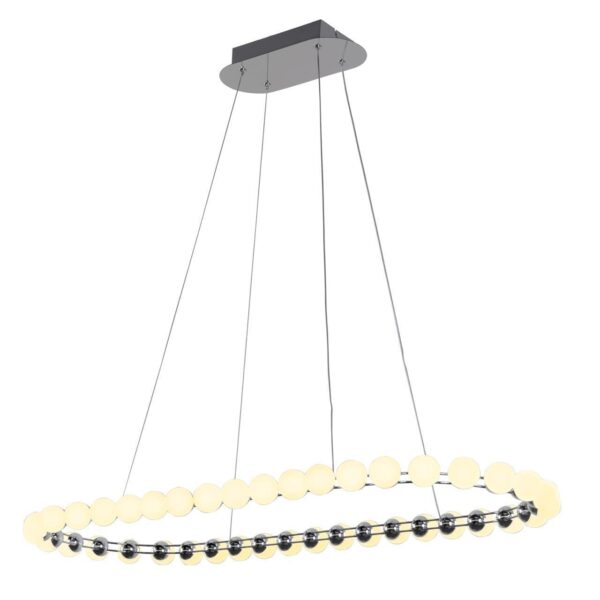 4589-10P, подвесная люстра, L1000xW390xH1585, LEDx48W, 3800LM, 4000K, included