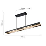 4440-4P, подвесная люстра, L900xW90xH1300/1500, LEDx24W, 2500LM, 4000K, included — изображение 3