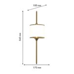 4568-2W, настенный светильник, D100xW170xH560, 2xG9x40W, IP20, excluded — изображение 2