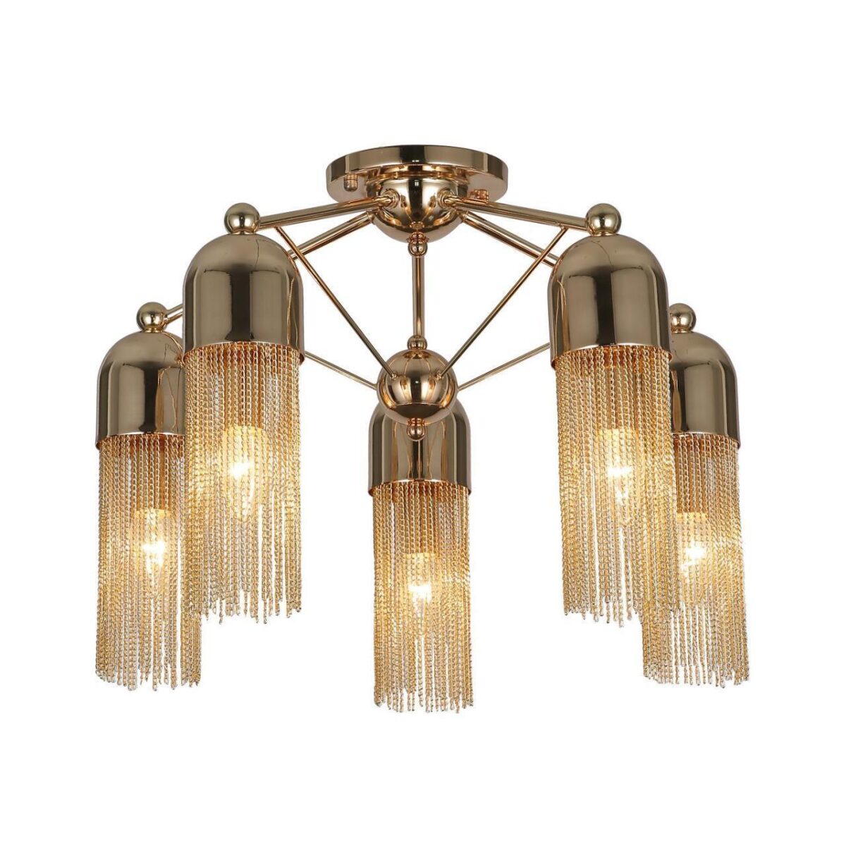 2739-5P, потолочная люстра, D540xH340, 5xE14x60W, excluded 2739-5P, потолочная люстра, D540xH340, 5xE14x60W, excluded — изображение 1